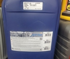 Kimya-kosmetika, Alpine Turbo 15W-40" mühərrik yağı