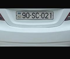 Avtomobil qeydiyyat nişanı - 90-SC-021