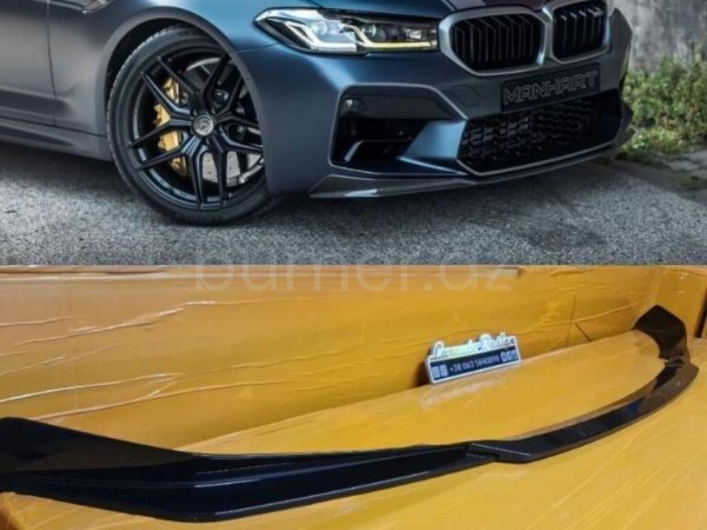 Bmw G30 LCI M5 lip / qabaq buferin lipi F90 CS lip Teze qara parlaq. Tayvan keyfiyyetli