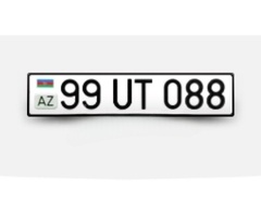 Avtomobil qeydiyyat nişanı - 99-UT-088